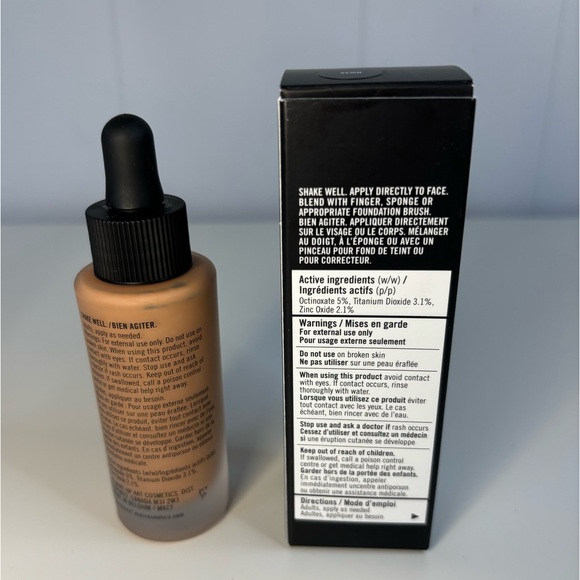 NEW - MAC Studio Waterweight SPF 30 Foundation Shade NW35. - Picture 2 of 3